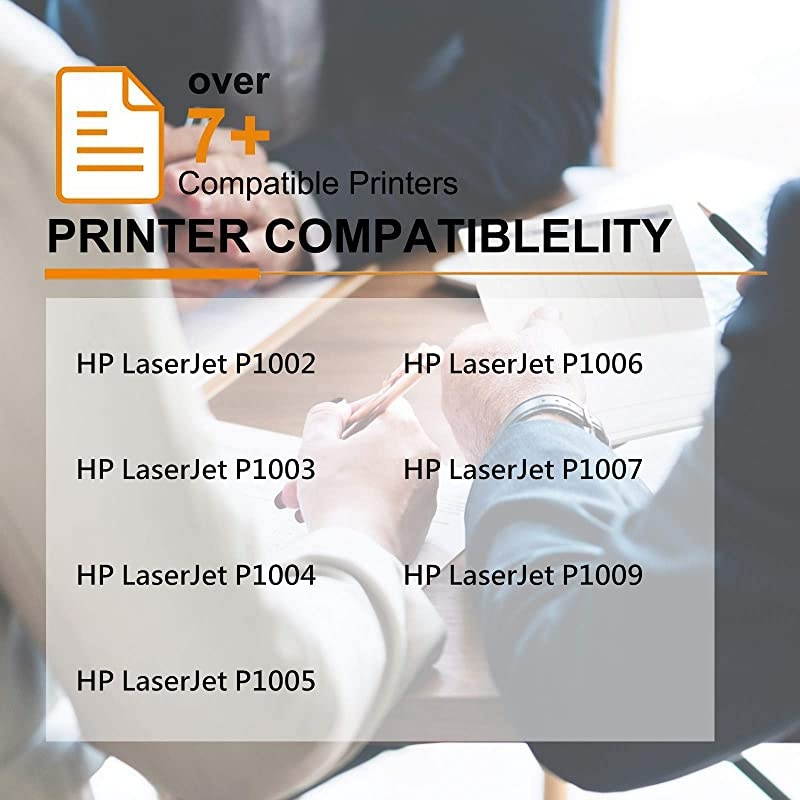 1 Pack Compatible CB435A 35A Black Toner Cartridge Replacement for HP Laserjet P1005 P1006 P1007 P1008 P1009 Printer