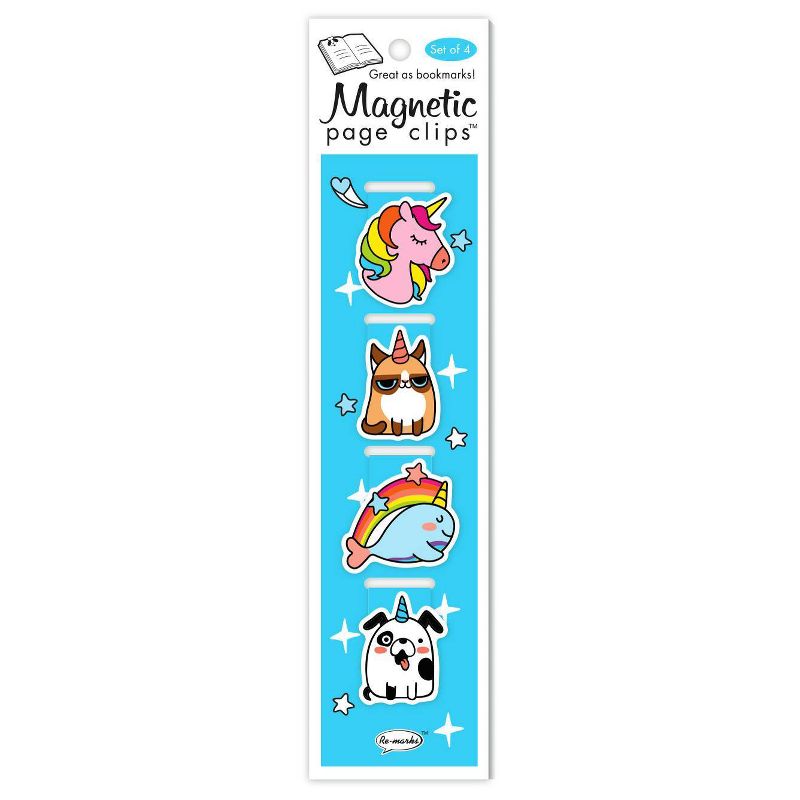 Unicorn Doodles Page Clips