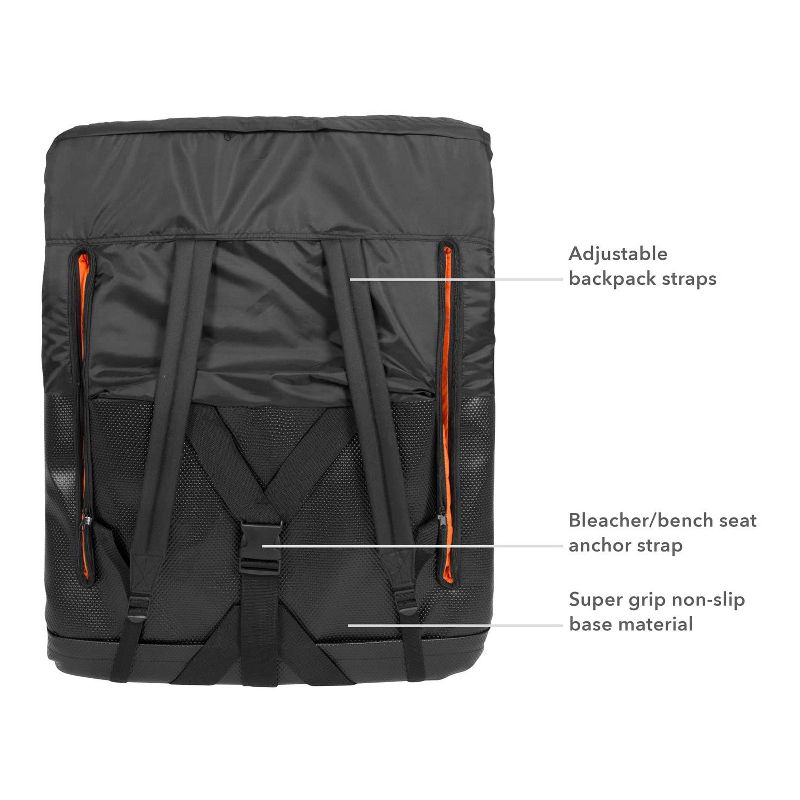 Mac Sports Beach Day Foldable Chaise Lounge Chair & Integrated Pull Cart Combo