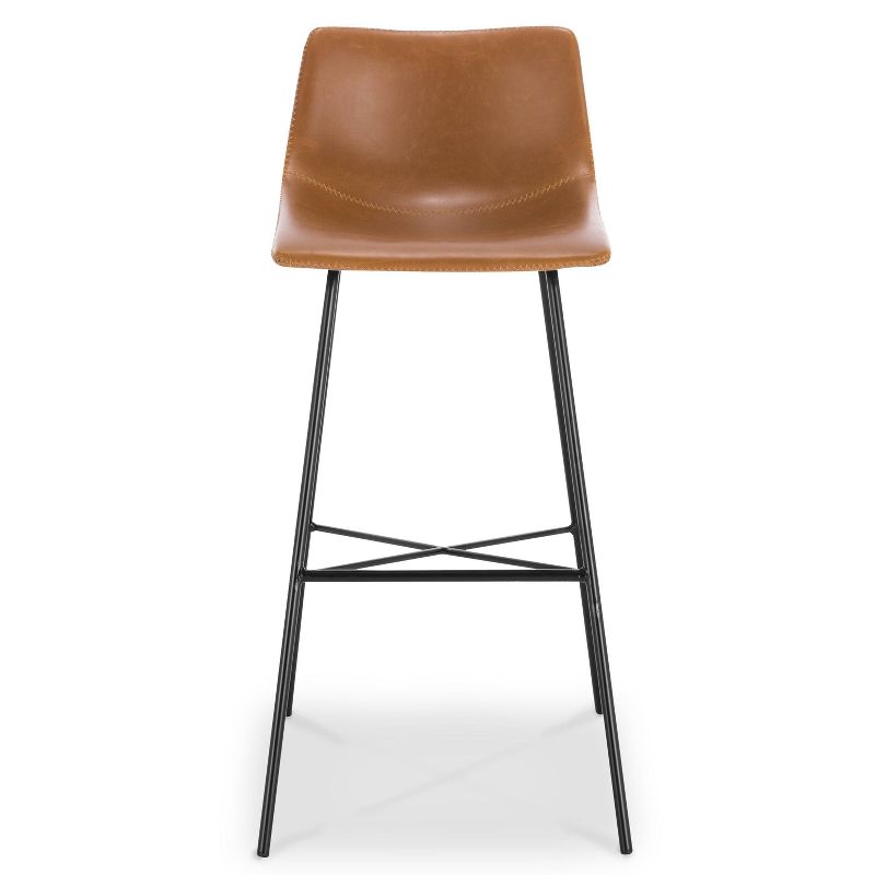 Set of 2 29" Phillip Barstools Tan - Poly & Bark
