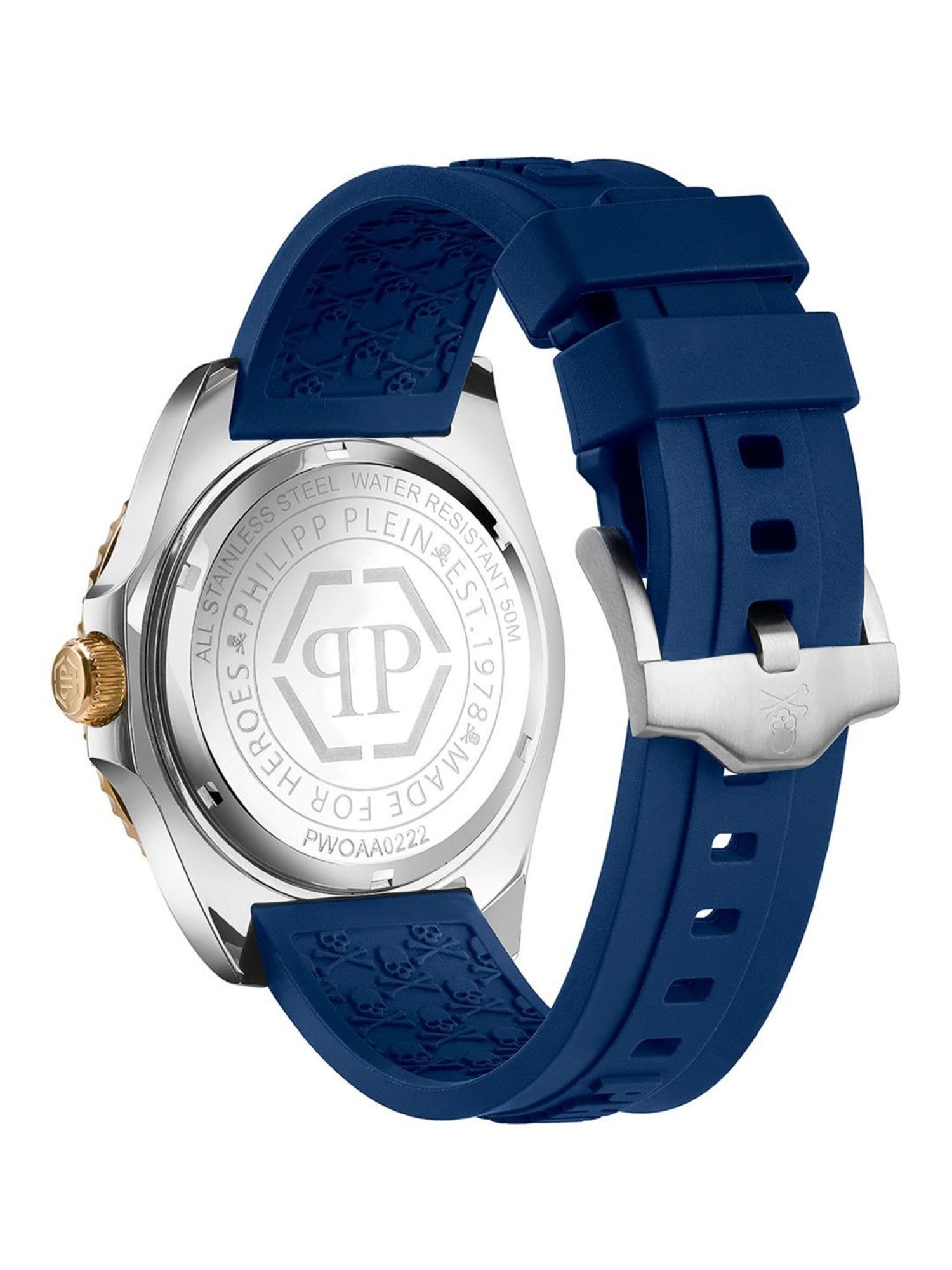 PHILIPP PLEIN PWOAA0222 The Skull Diver Analog Watch for Men