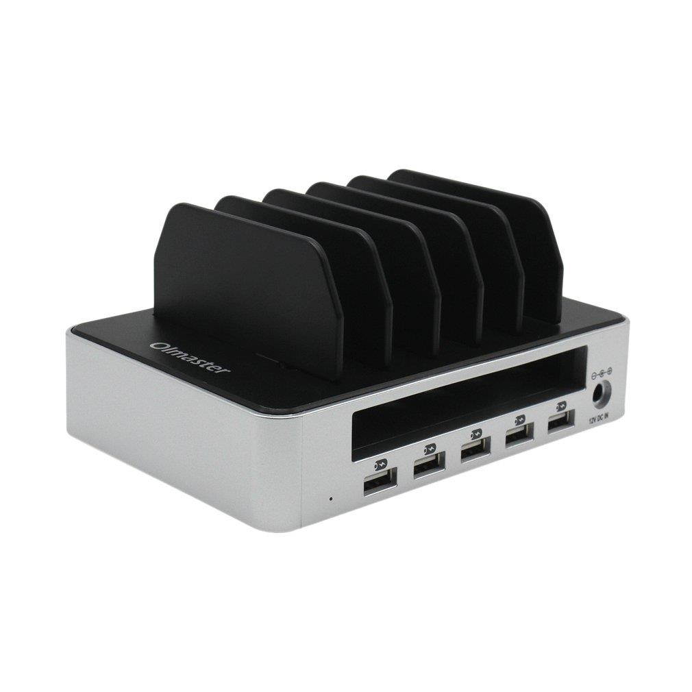 Olmaster Charging Dock 5 USB Ports Multifunction USB Hub With Stand Charger