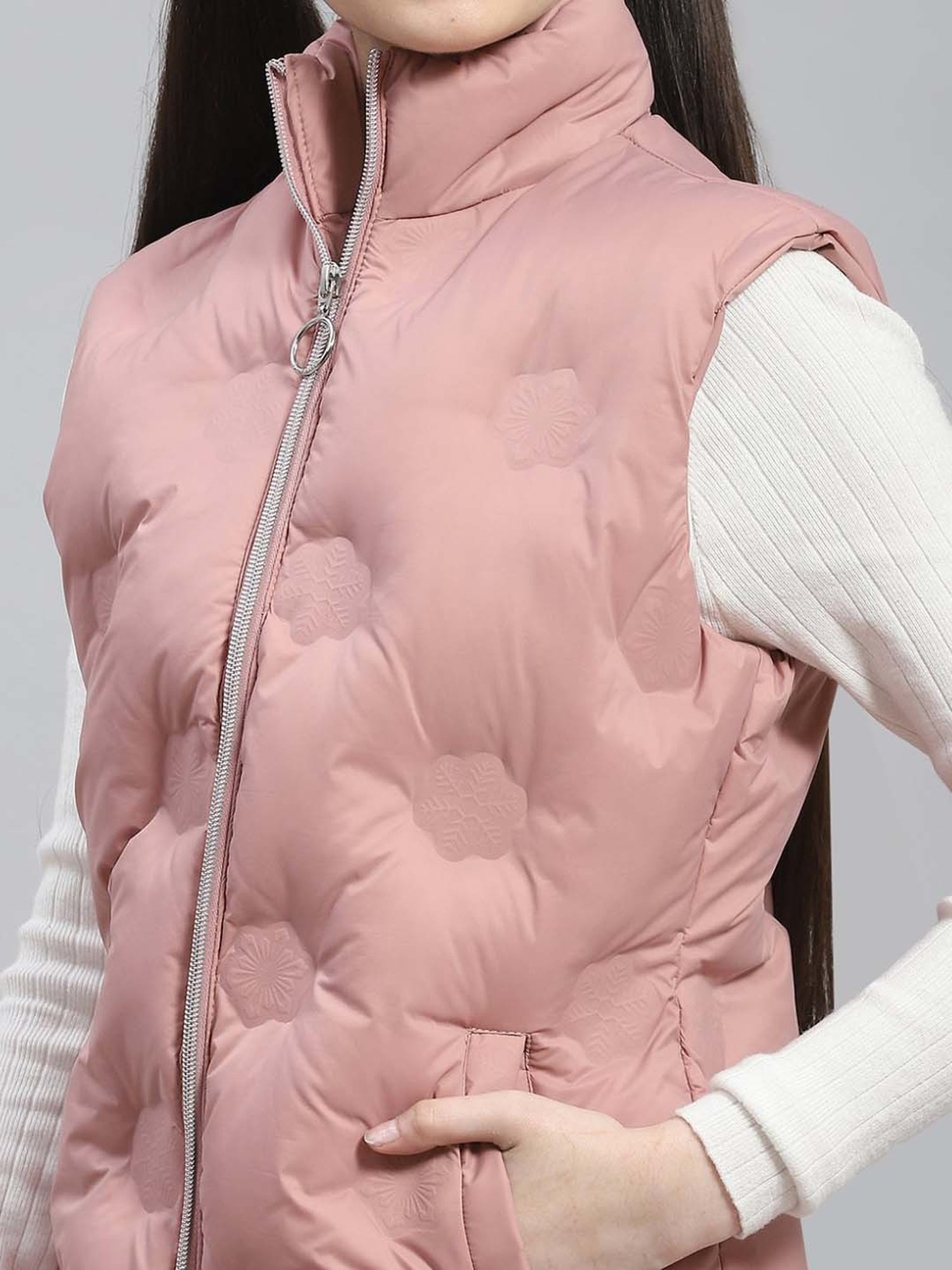 Elle Kids Black Self Pattern Jacket