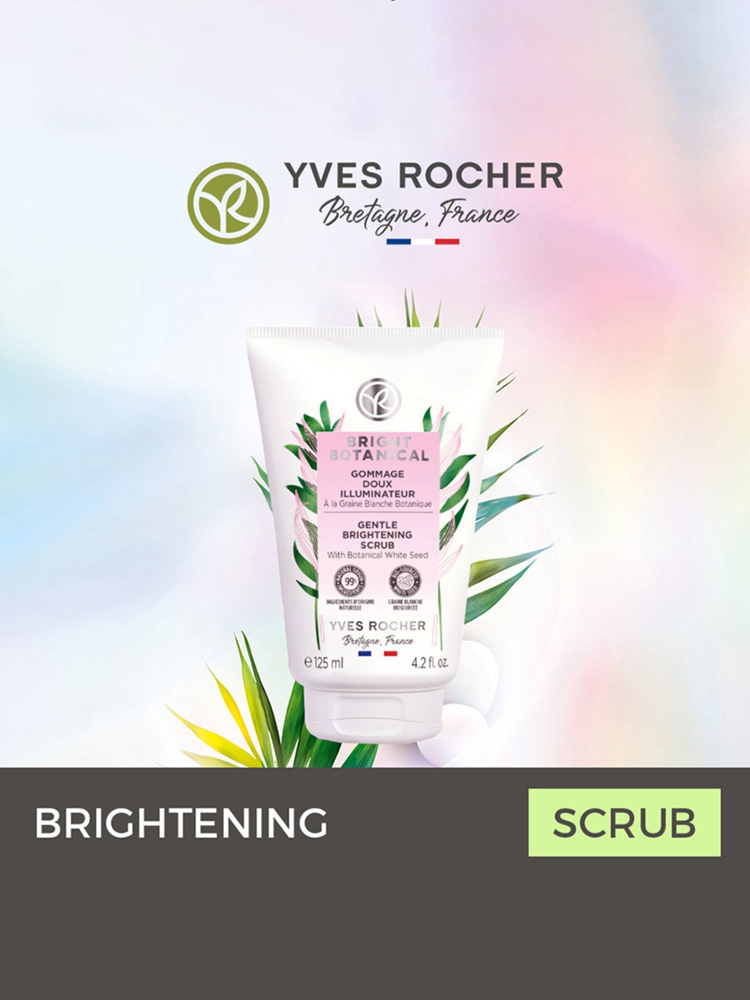Yves Rocher Bright Botanical Gentle Brightening Scrub - 125 ml