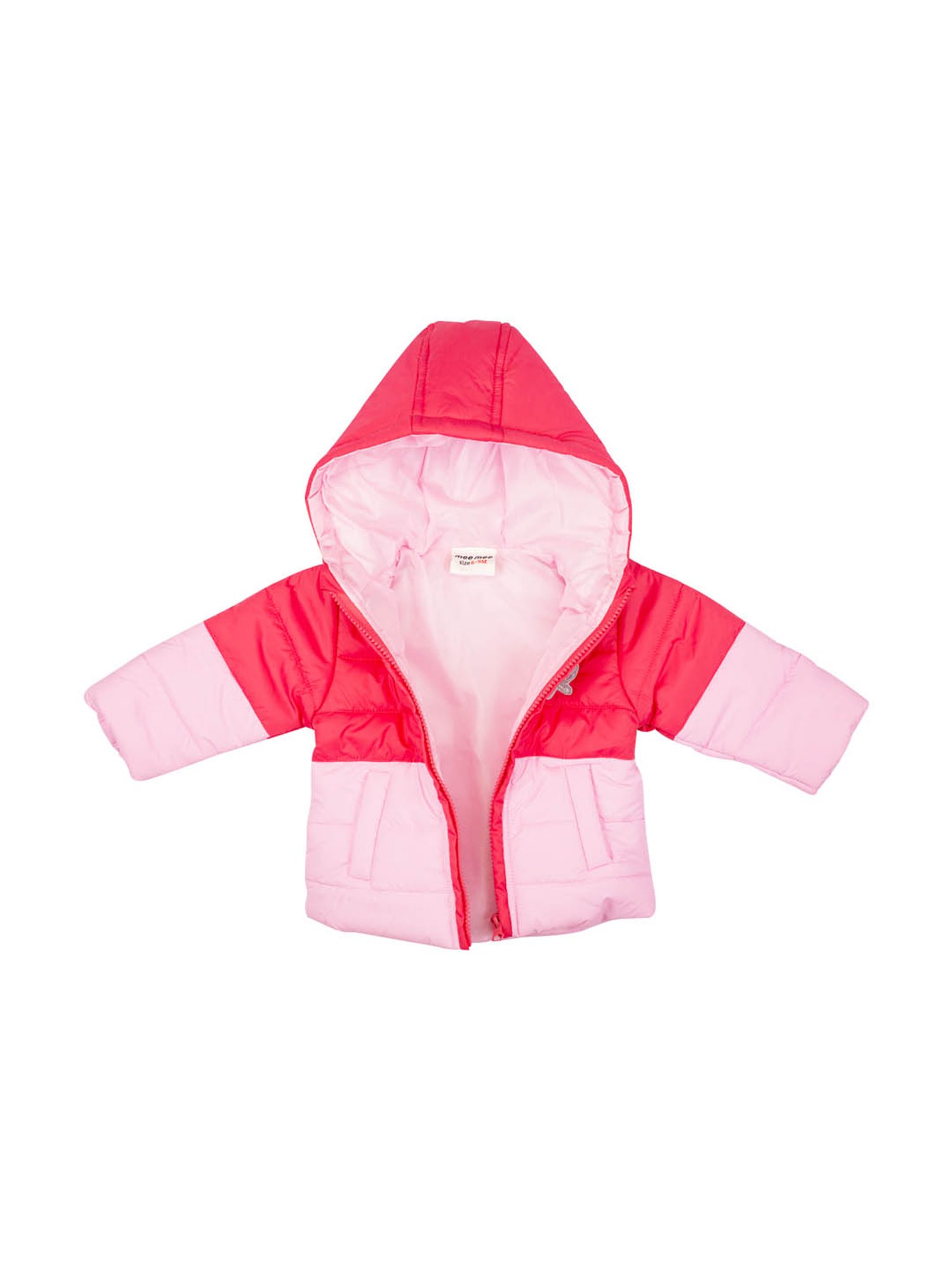Nino Bambino Kids Red & Pink Printed Full Sleeves Jacket