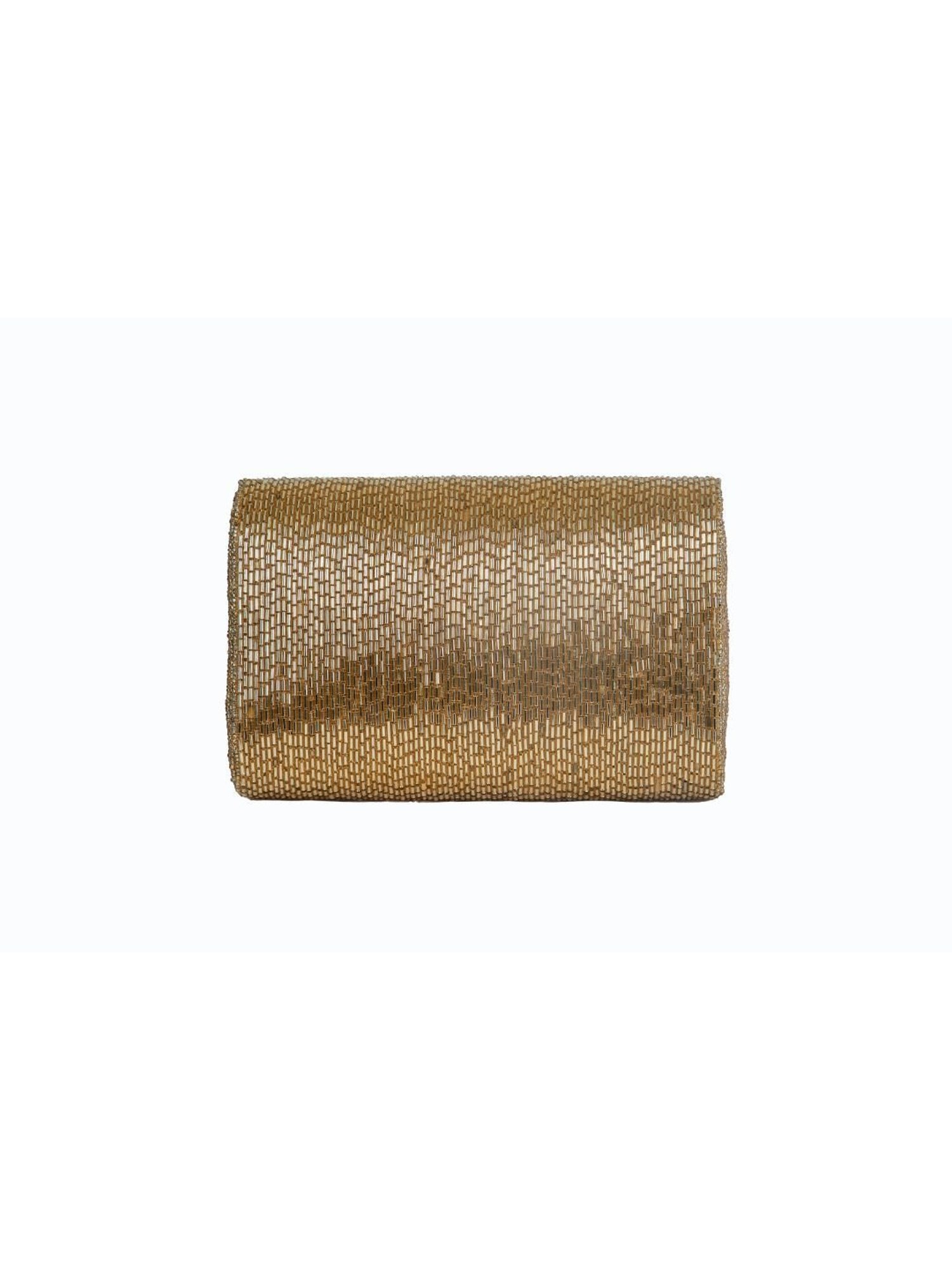 Tarini Nirula Golden Embellished Clutch