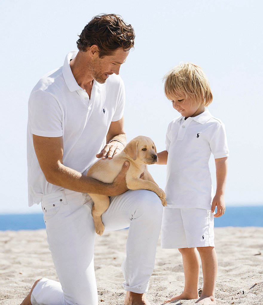 Nautica Big Boys 8-20 Short-Sleeve Vertical Logo Polo