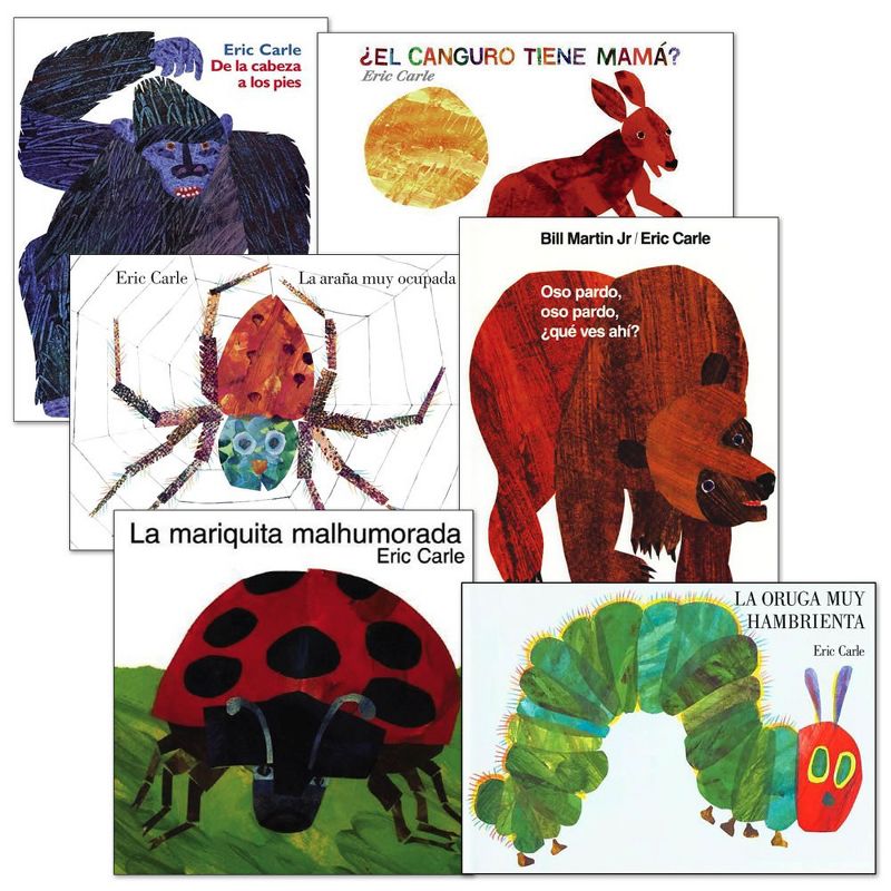 Eric Carle Spanish Books  - Set of 6