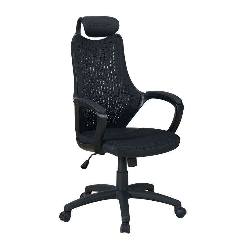 Mesh PC Gaming Office Chair Black - X Rocker