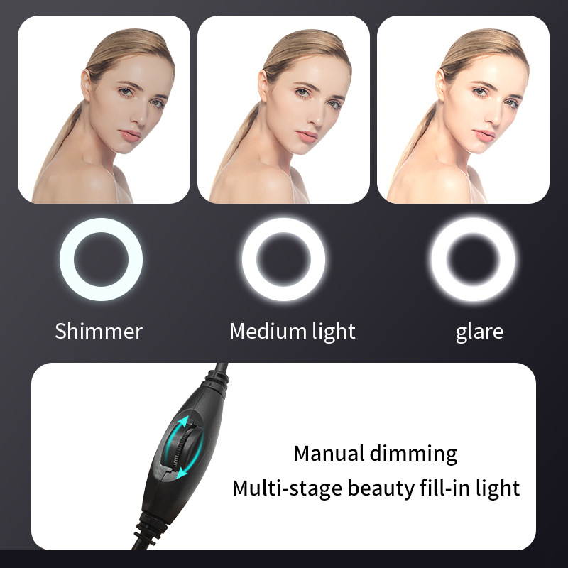 Computer Camera Webcam  2K WebCam Auto Focus HD Fill Light Web Cam With Microphone LED Light Camera For Youtube Live 2020