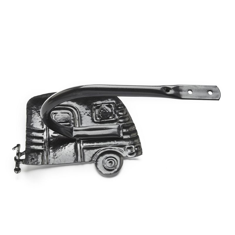 Lakeside Retro Camper Curtain Tie-Backs - Novelty Clip Holds - Set of 2