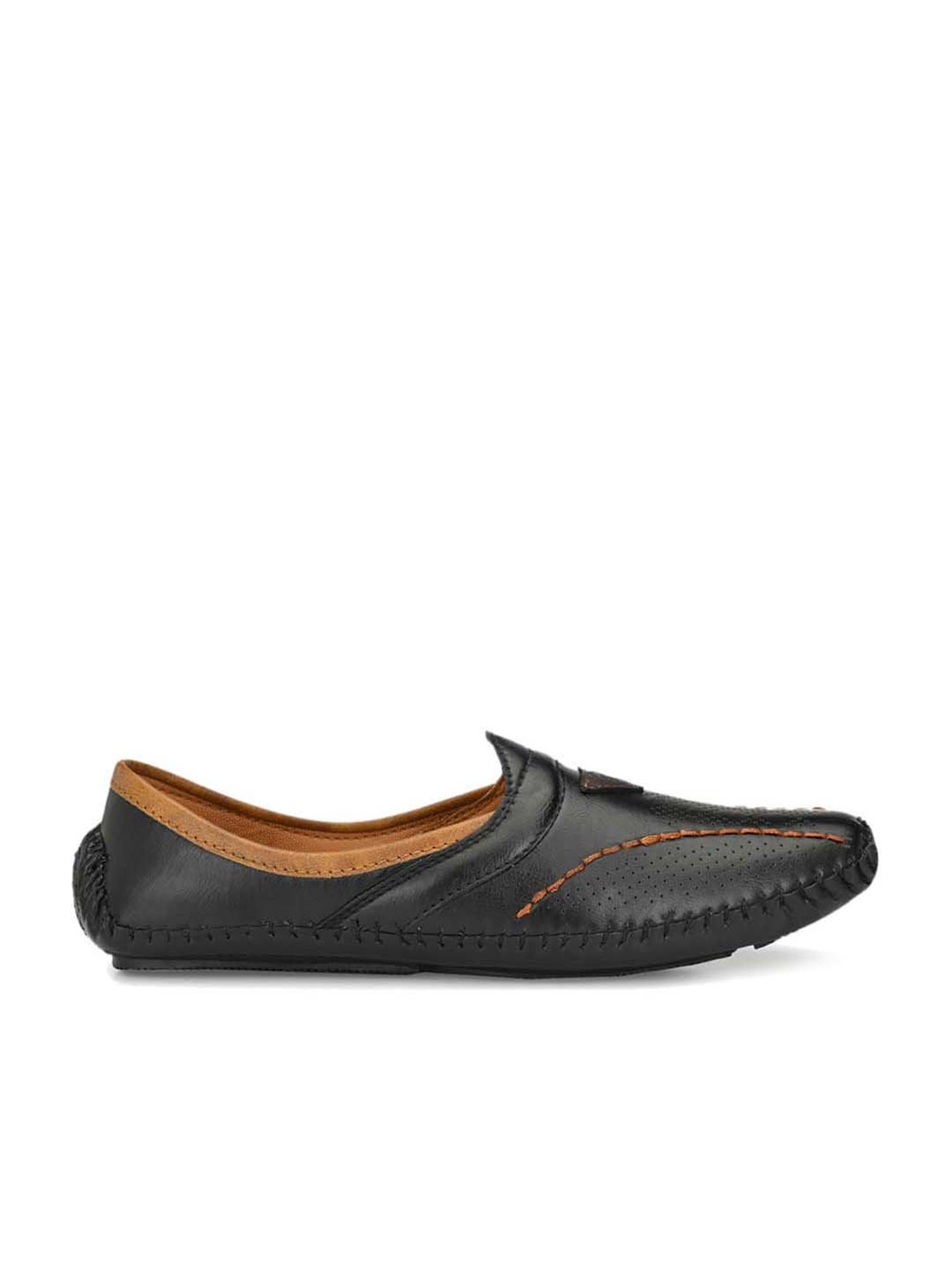 Walkstyle by El Paso Men's Black Casual Slip-Ons