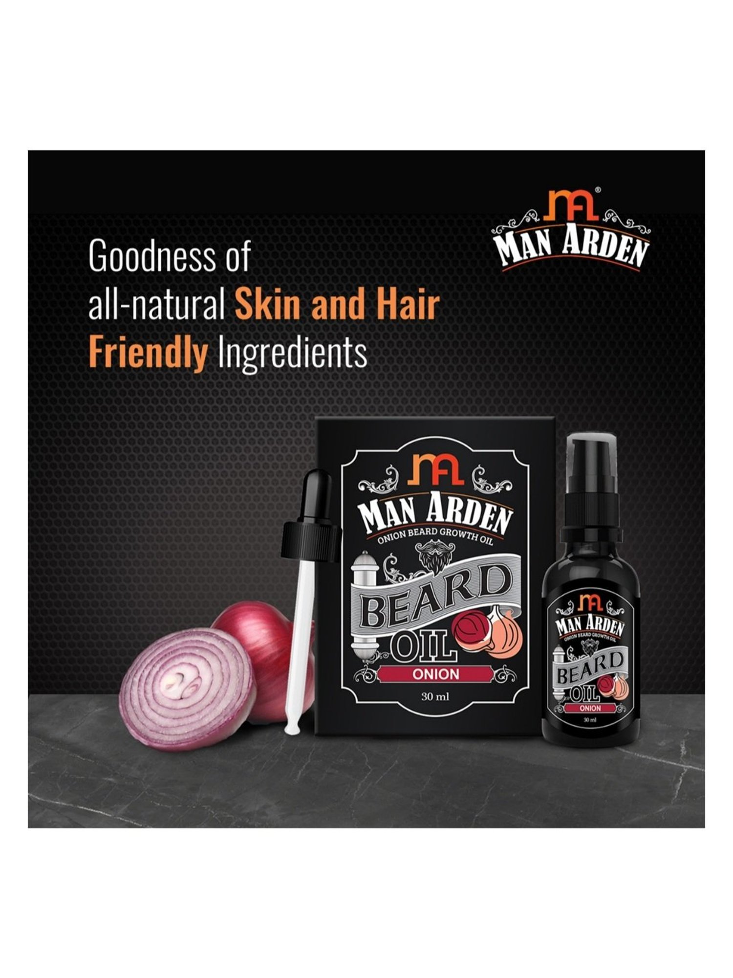 Man Arden Onion Beard Growth Oil - 30 ml