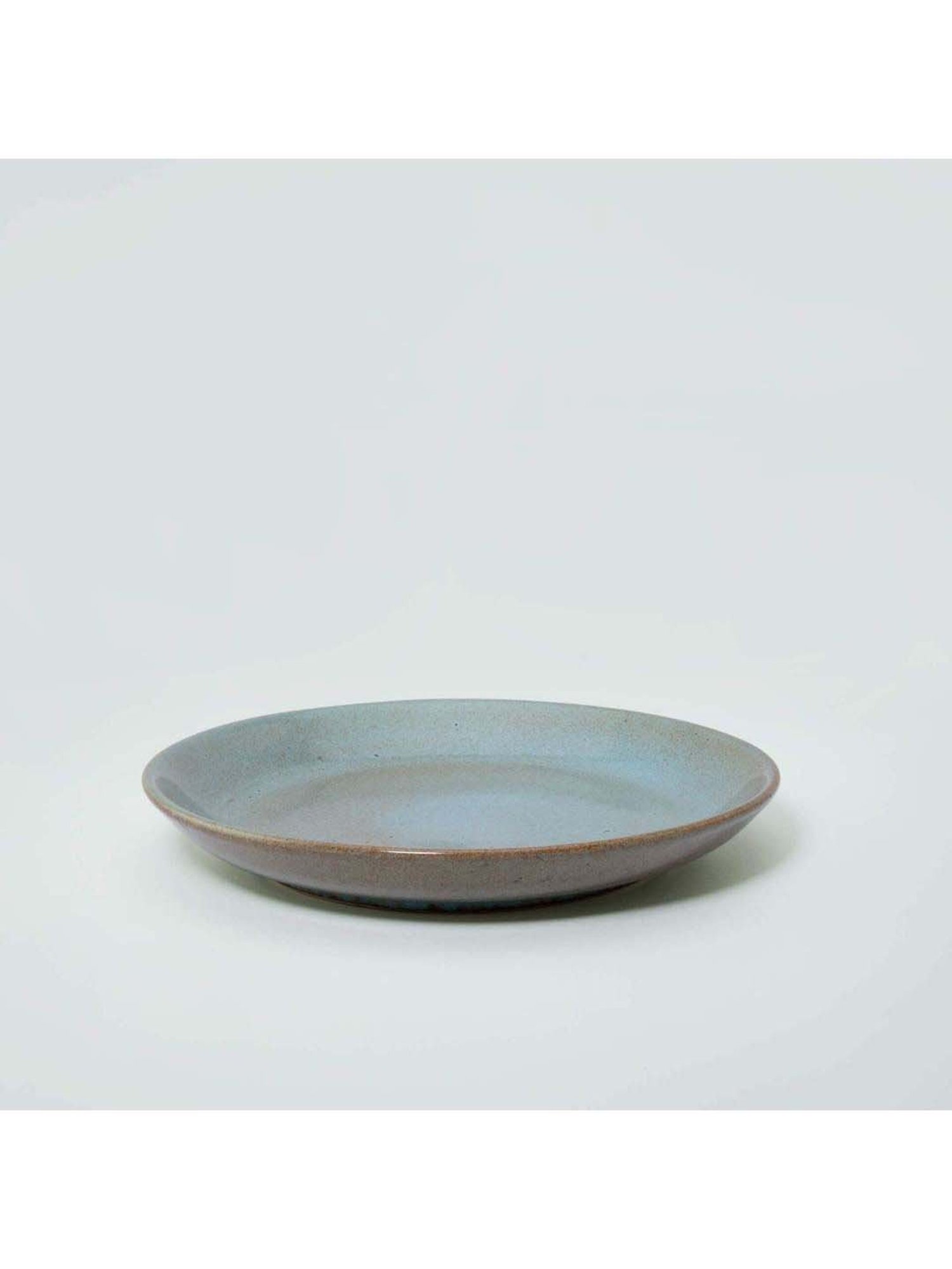 Nestasia Premium Quality Mandala Yellow Spiral Printed Square Shaped Ceramic Plate With Handle