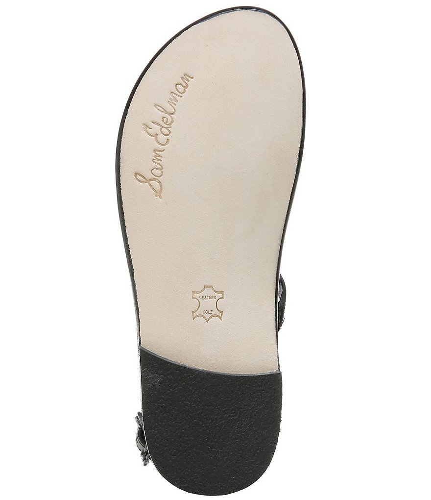 Sam Edelman Mollie Leather Ankle Band Thong Sandals