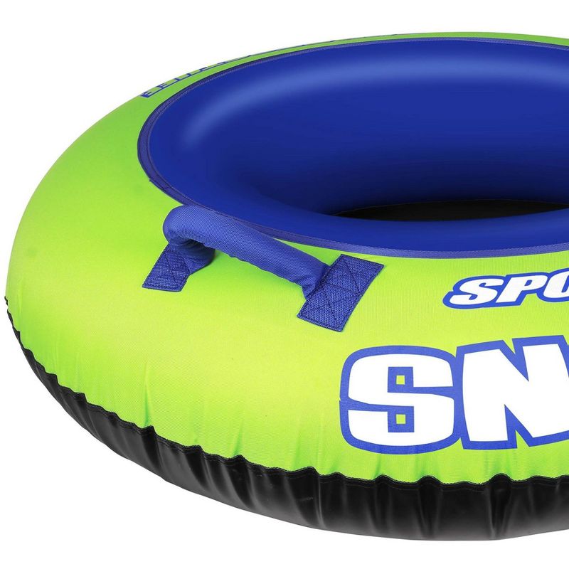 Sportsstuff Inflatable 48-Inch Sno-Nut Snow Tube with Foam Handles | 30-3201
