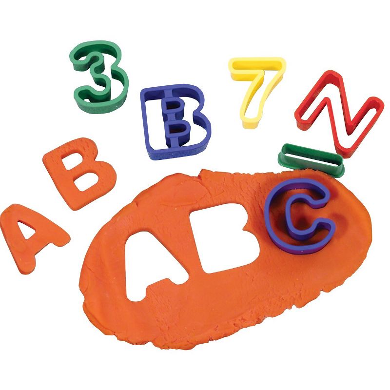 Kaplan Early Learning ABC and Numbers Dough Cutter Set