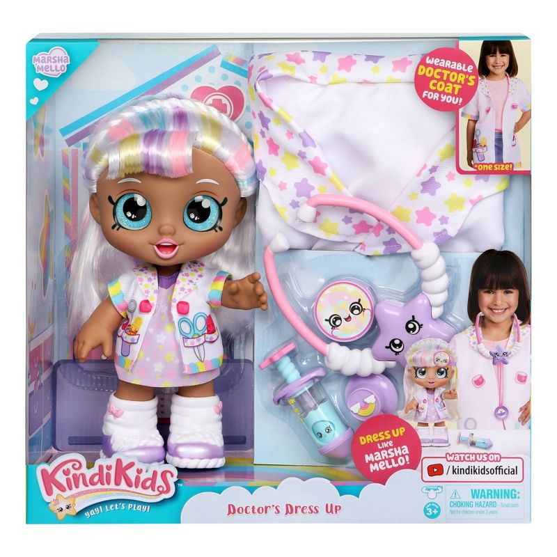 Kindi Kids Doctor's Dress Up Doll - Marsha Mellow
