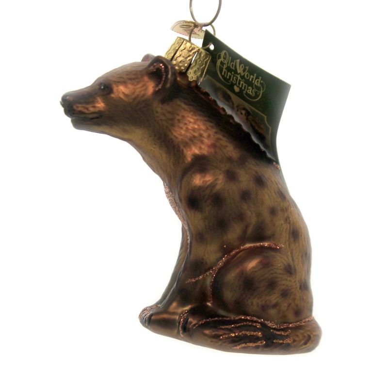 Old World Christmas 3.5" Happy Hyena Ornament Laughing  -  Tree Ornaments