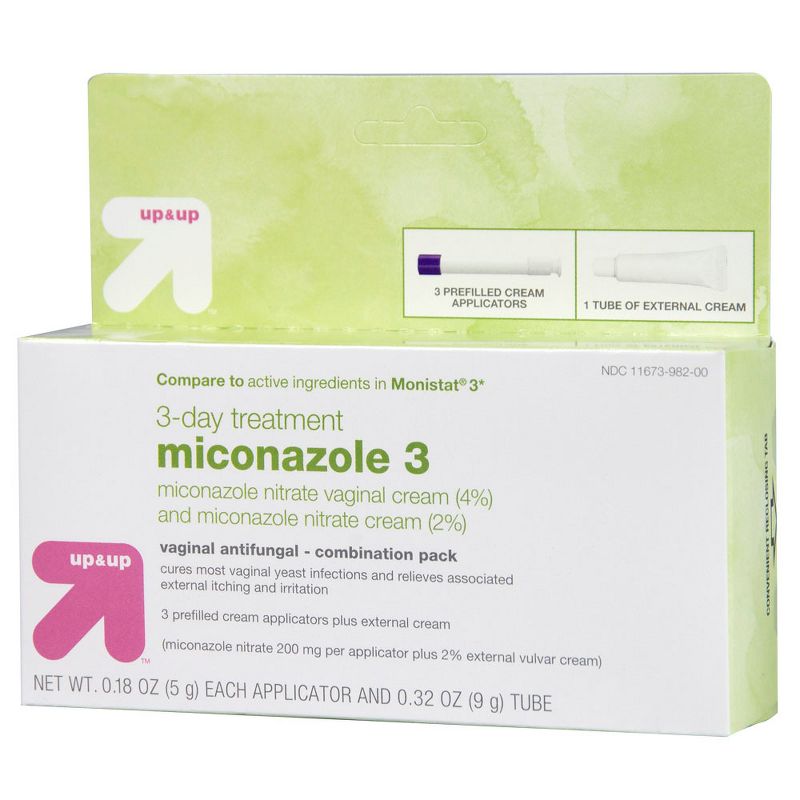 Miconazole 3 Day Treatment Combo Pack- up & up™