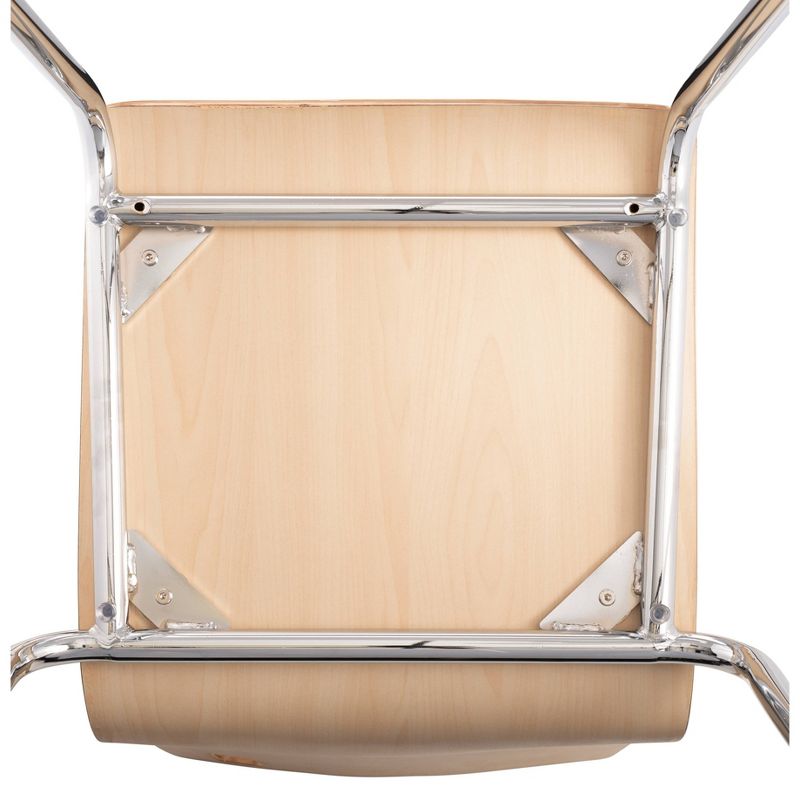 Set of 4 Bushwick Café Chairs Natural - Hampton Collection