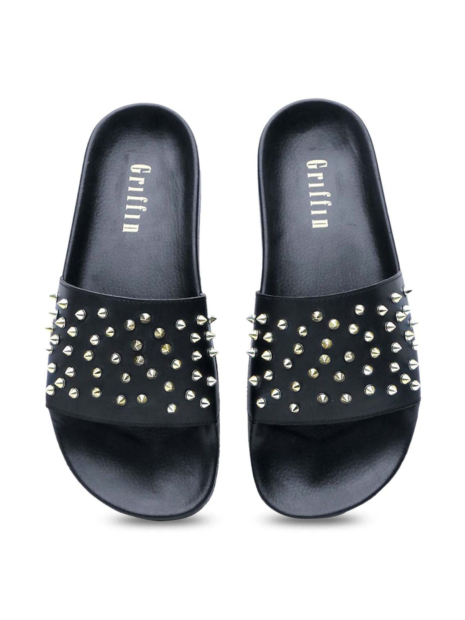 Griffin Men's Black Slides