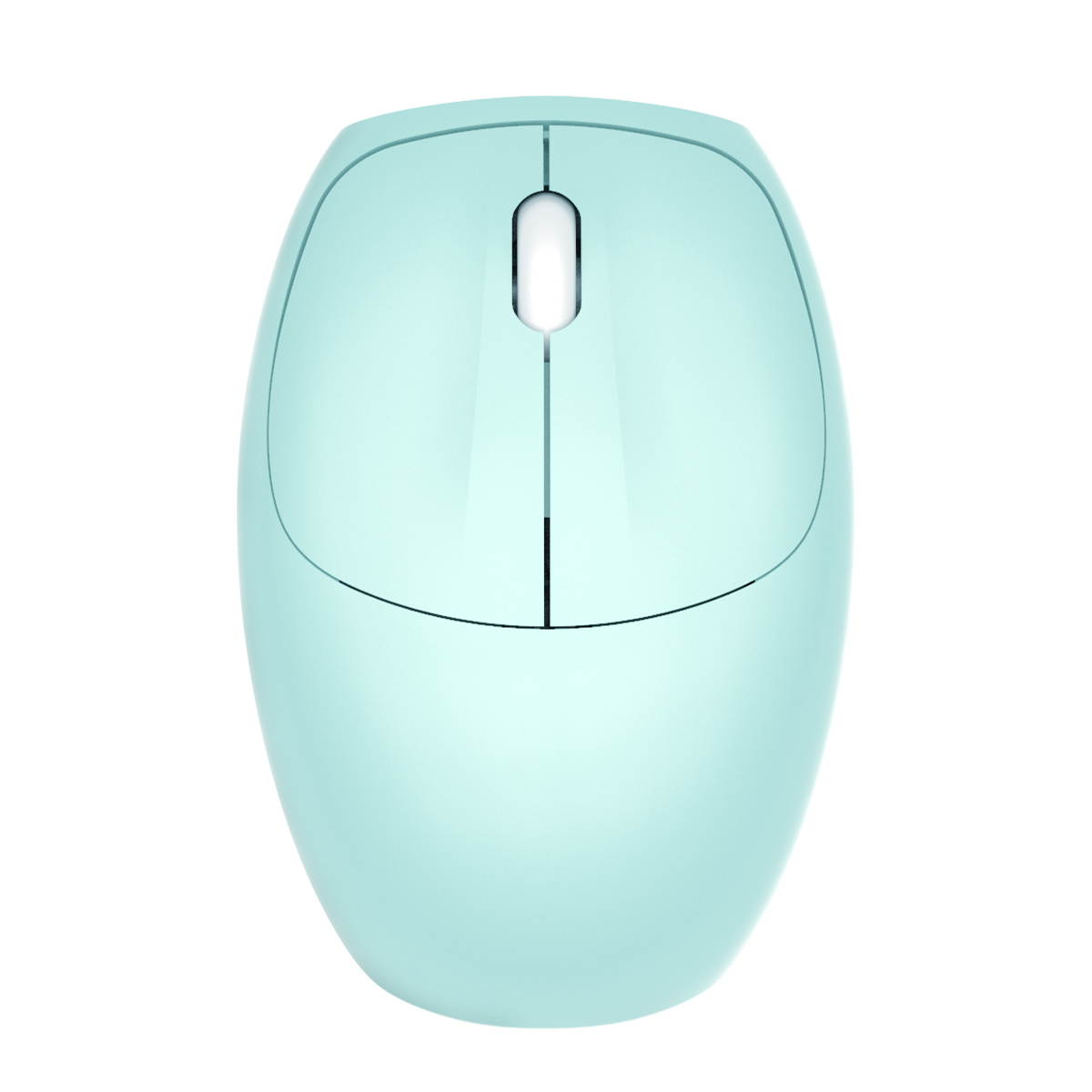 MOFII Wireless Mouse, 2.4G Slim Cordless Mouse with USB Receiver Portable Mobile Computer Mice for PC, Notebook, Chromebook, MacBook, Tablet, Laptop Windows (Light Blue)