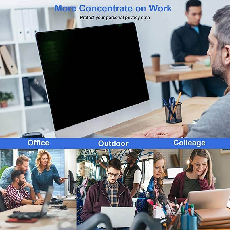 22 Privacy Screen Protector AntiSpyGlare AntiScratch Filter Film for 22 inch Widescreen LCD Computer Monitor with 1610 Aspect Ratio