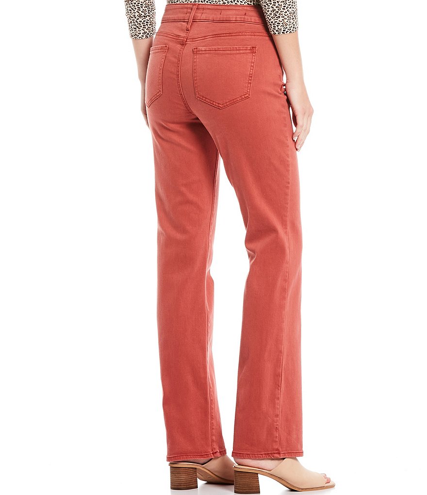 NYDJ Marilyn Straight Leg Mid Rise Bootcut Jeans