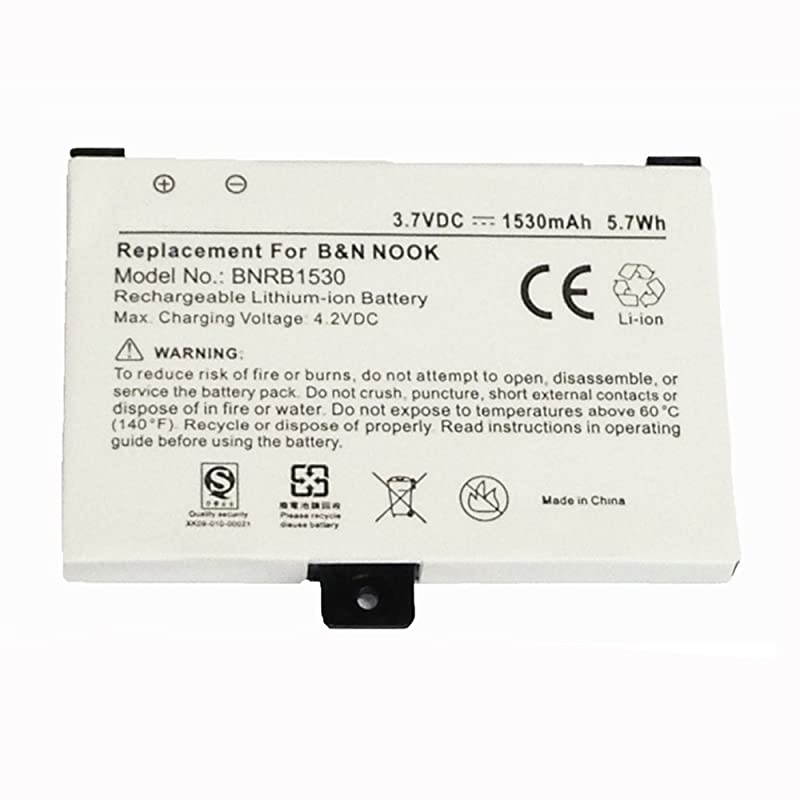 1530mAh BNRZ1000, 9BS11GTFF10B3, BNRB454261, BNRB1530 Battery for Barnes & Noble Nook 1st Edition, Nook Classic, BNRV100, BNRZ100 Digital eReader with Installation Tools