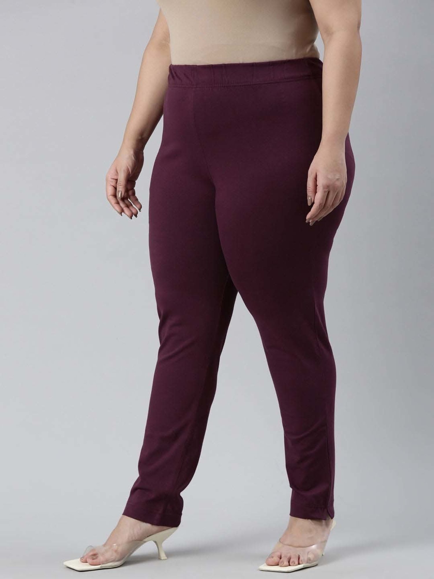 Go Colors! Purple Cotton Pants