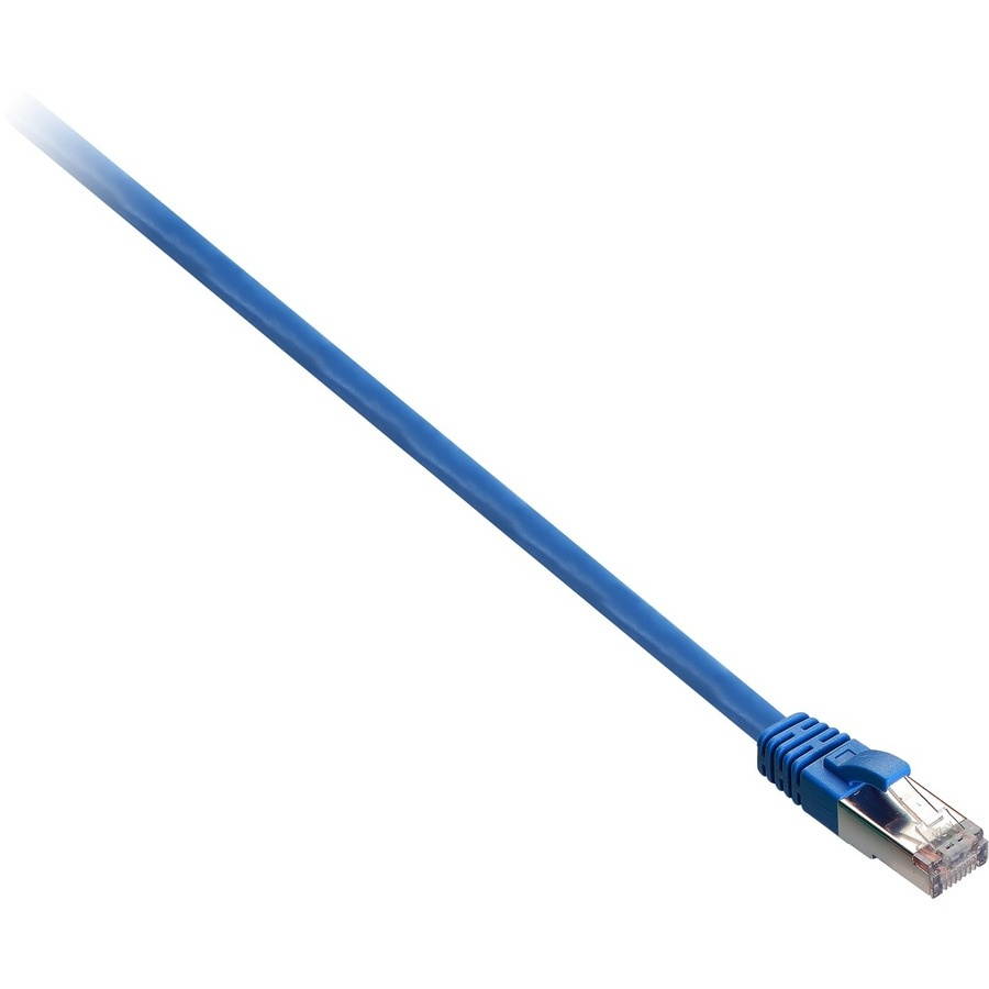 V7 V7E2C5S-05M-BLS-N Cat5E Stp 16Ft Blue Patch Metal Shielded Patch Cable