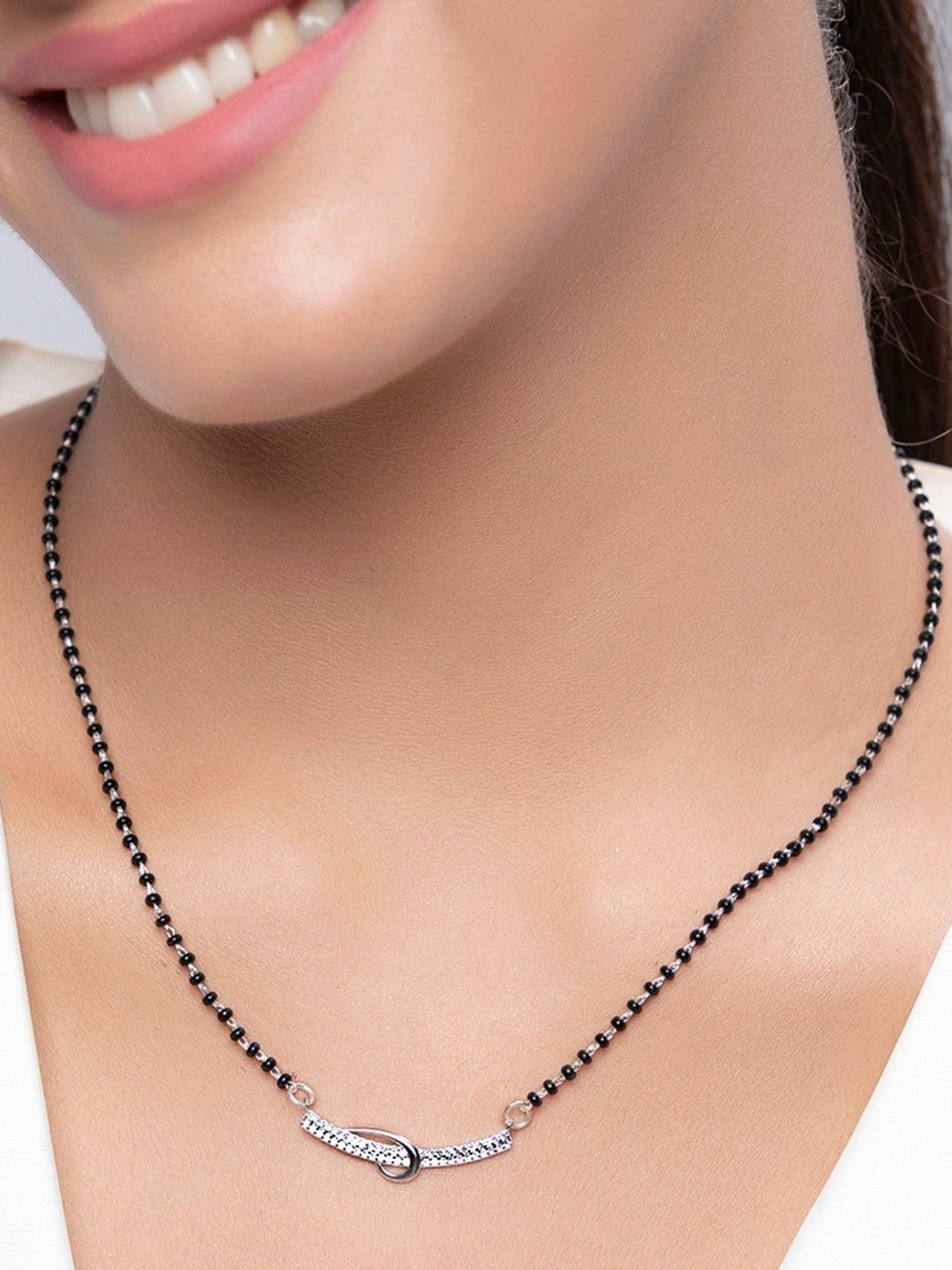 Clara 92.5 Sterling Silver Mangalsutra