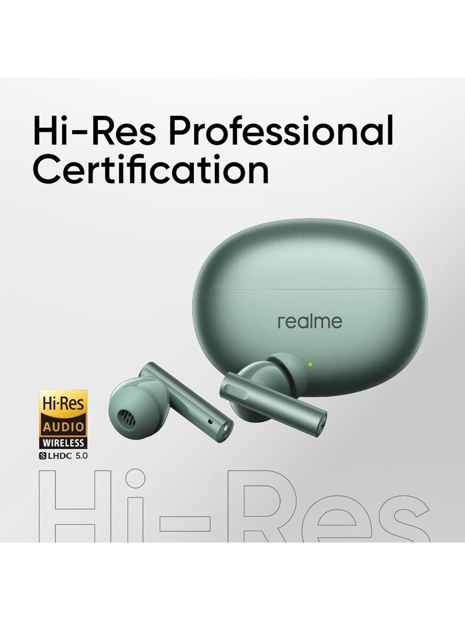 Realme Buds Air 6 In Ear BT Earbuds with 40Hrs Playtime (Forest Green, True Wireless)