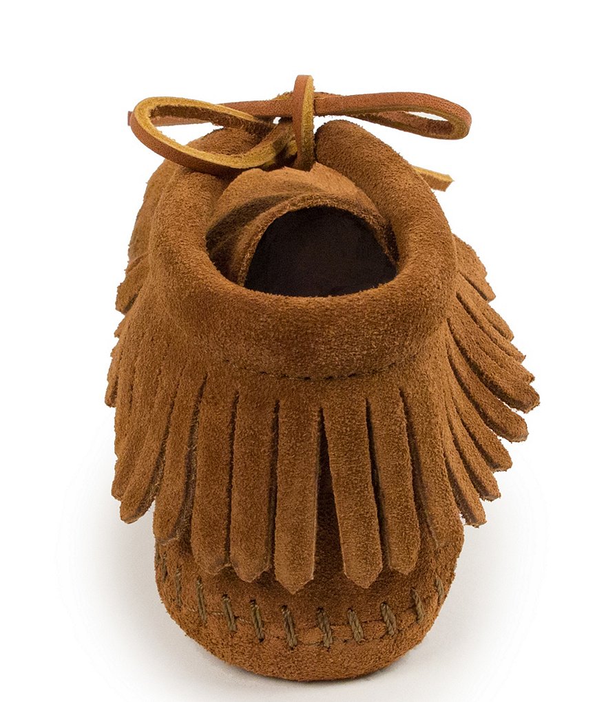 Minnetonka Kids' Suede Fringe Boot Softsoles (Youth)