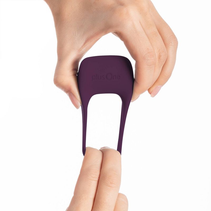 plusOne Waterproof Couples Stimulation Rechargeable Vibrating Ring