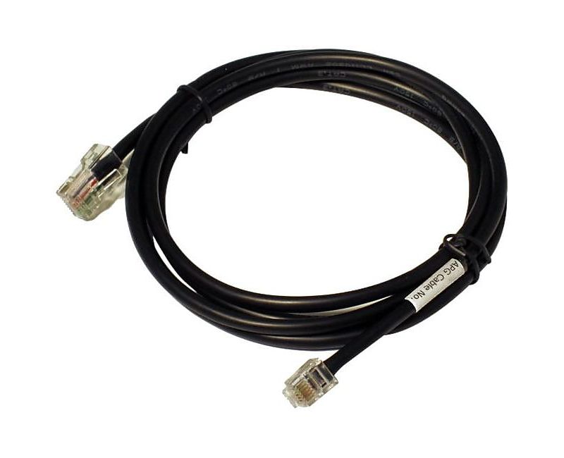 APG CD-101B 5' Network Cable, RJ-12/RJ-45 Male/Male, Black 