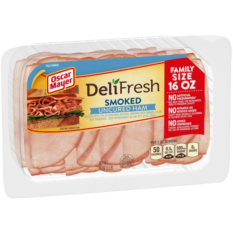 Oscar Mayer Deli Fresh Smoked Ham - 16oz