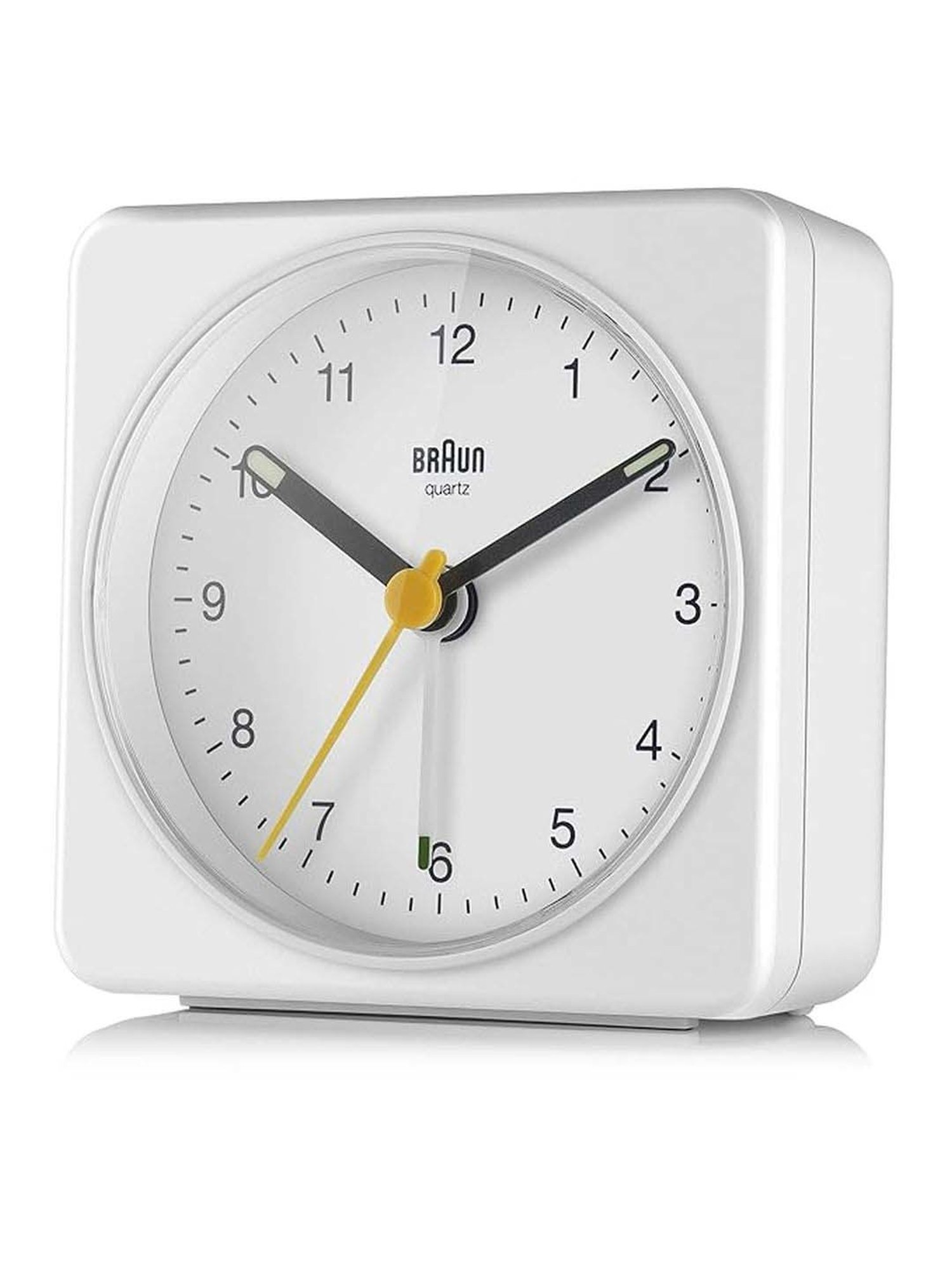 Braun Black Classic Large Analog Wall Clock With Silent Sweep Movement