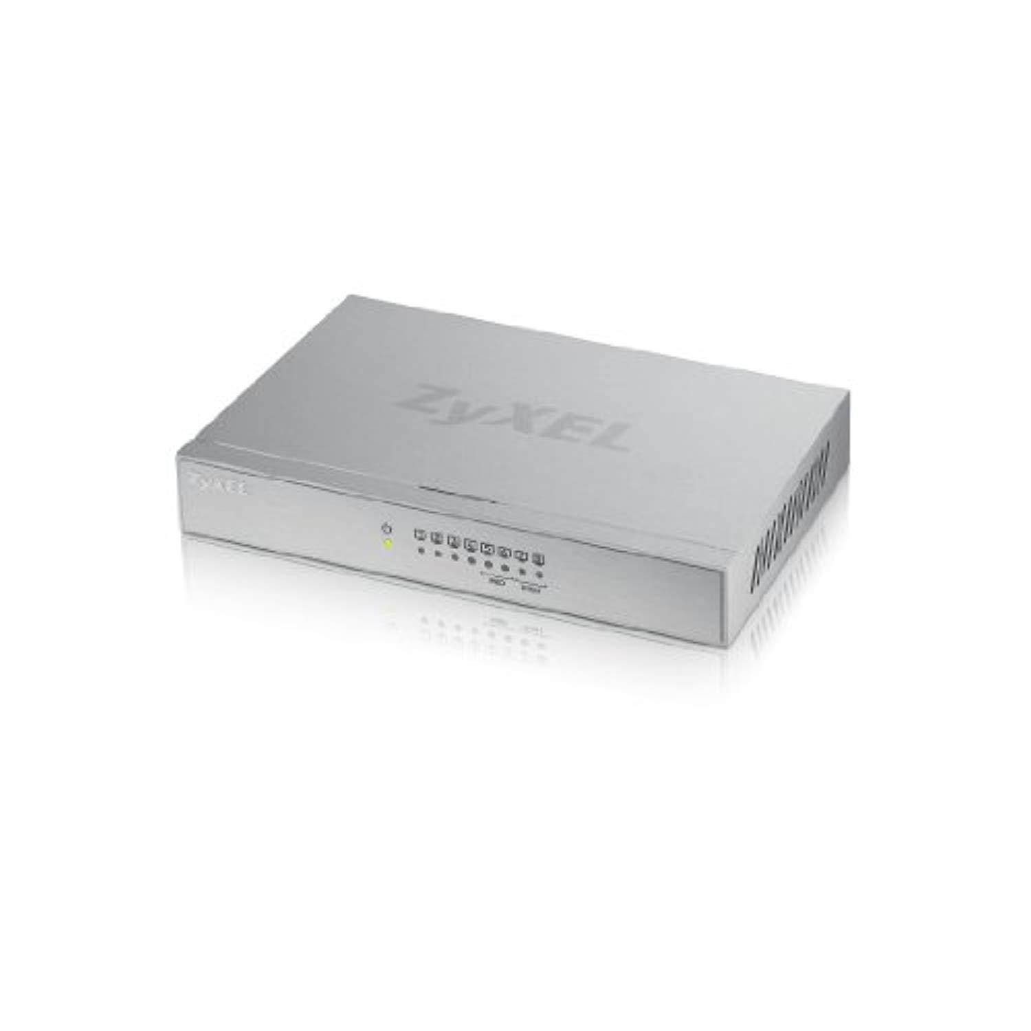 zyxel gs108b v2 8-port desktop gigabit ethernet switch