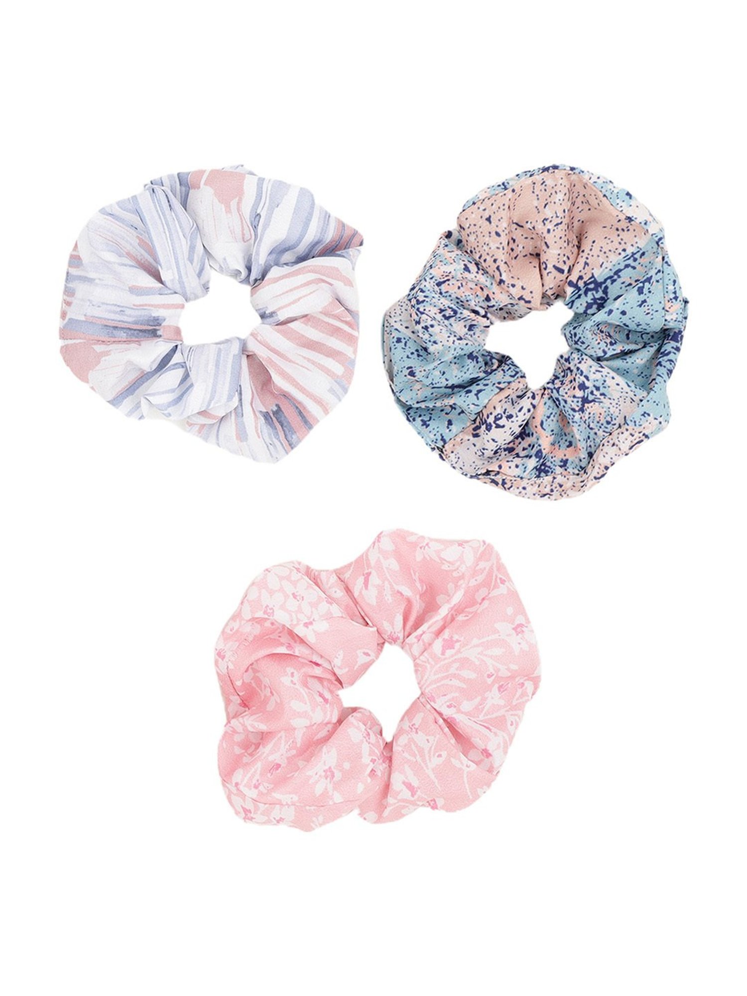 Aditi Wasan Off White Printed Head Bands Pack of 2