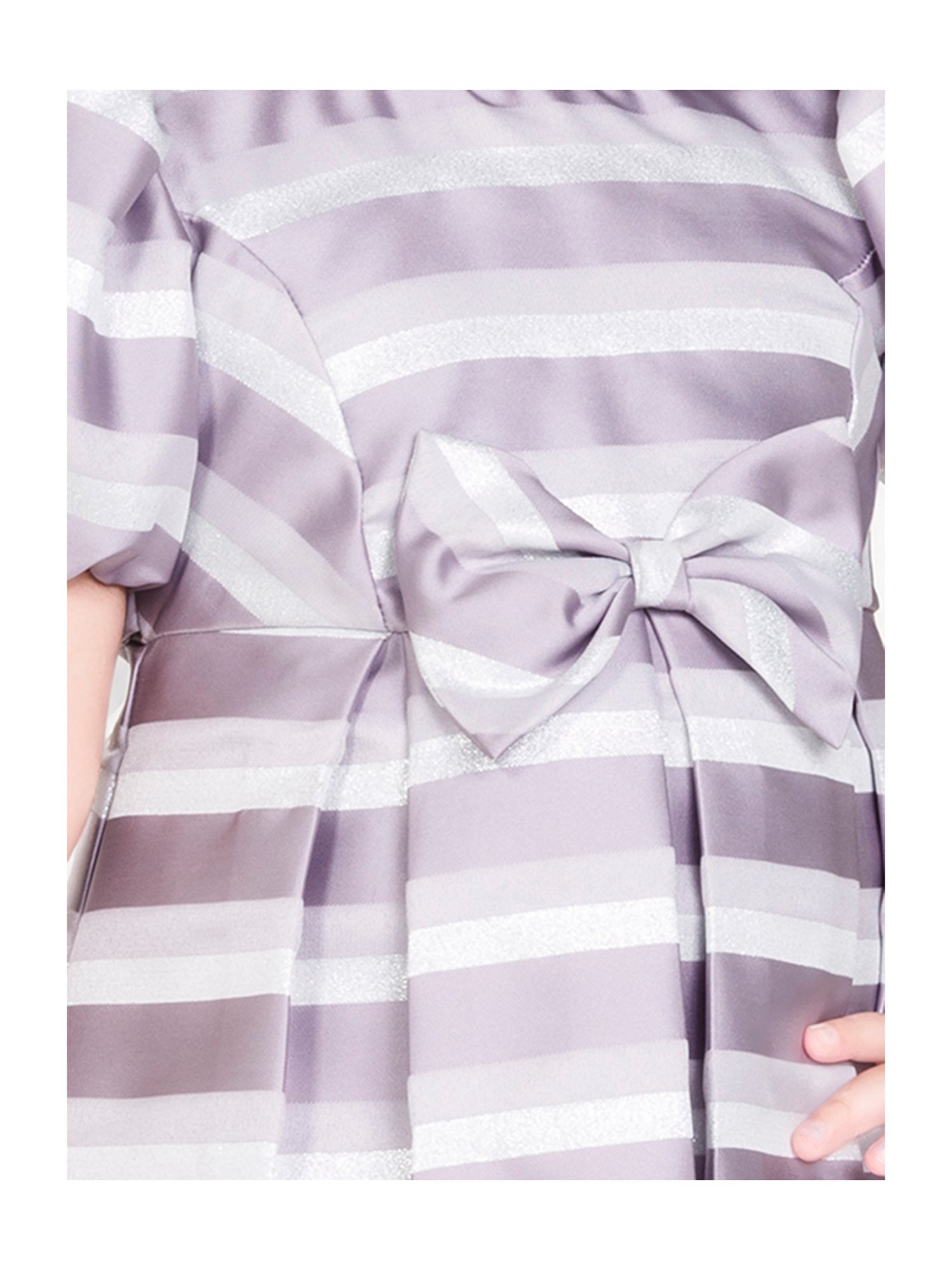 Peppermint Kids Multicolor Striped Dress