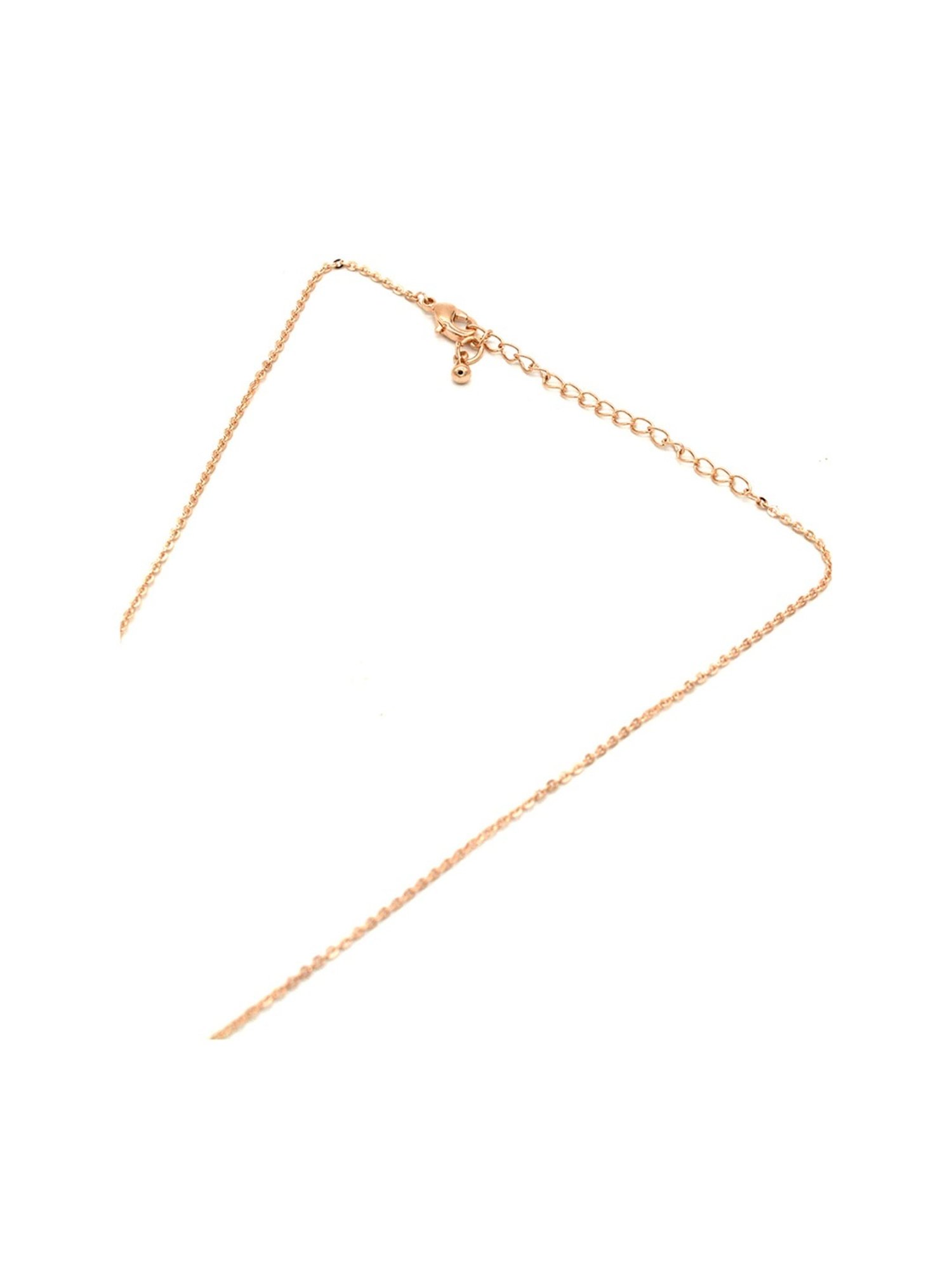 Joker & Witch Rose Gold Petal Necklace Set with Ring