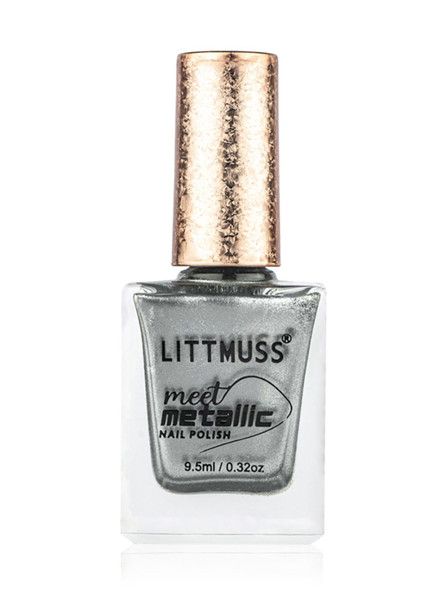 Littmuss Meet Metallic Nail Polish French Silver 065 - 9.5 ml