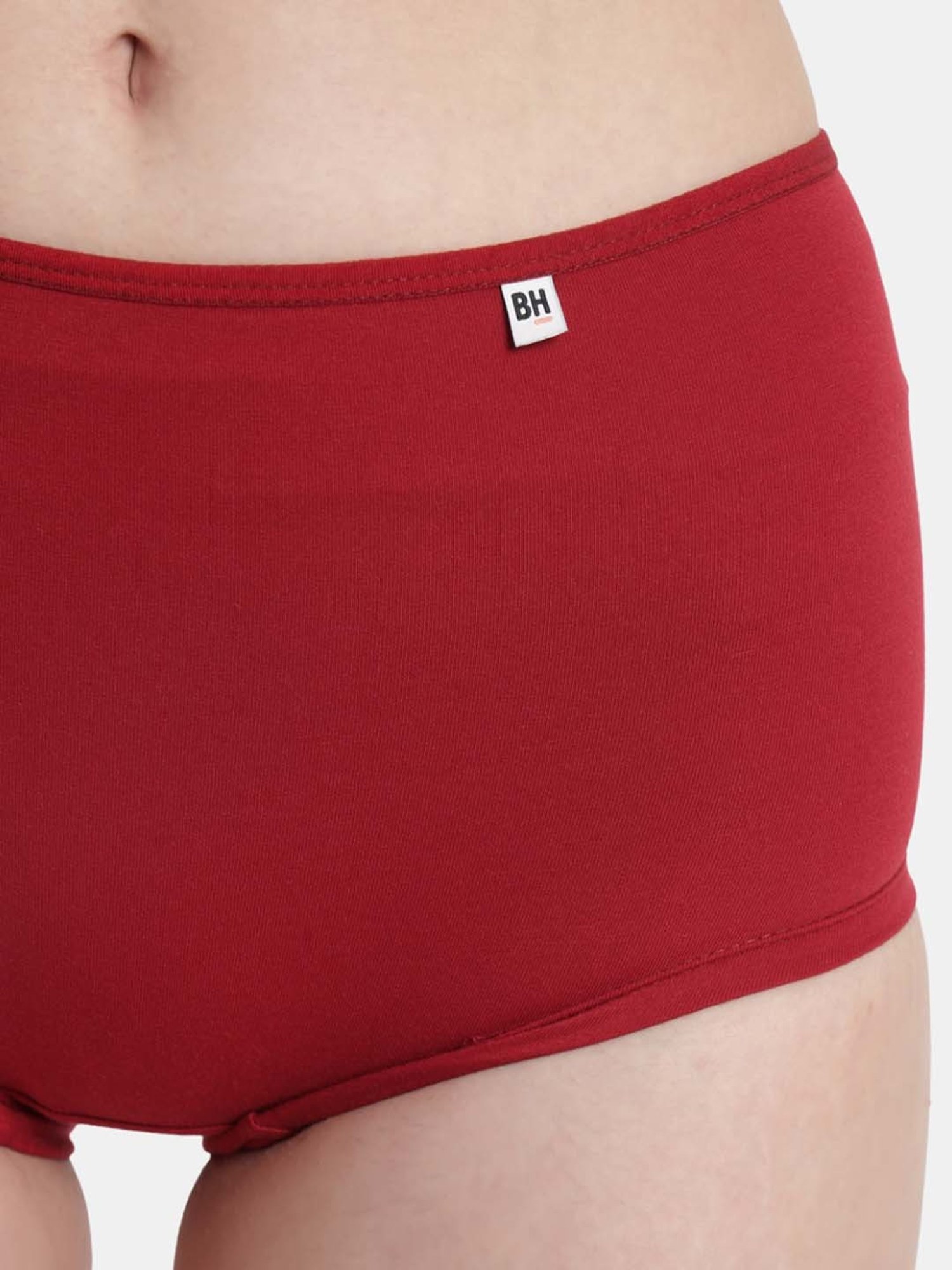 Bleeding Heart Maroon Plain Panty