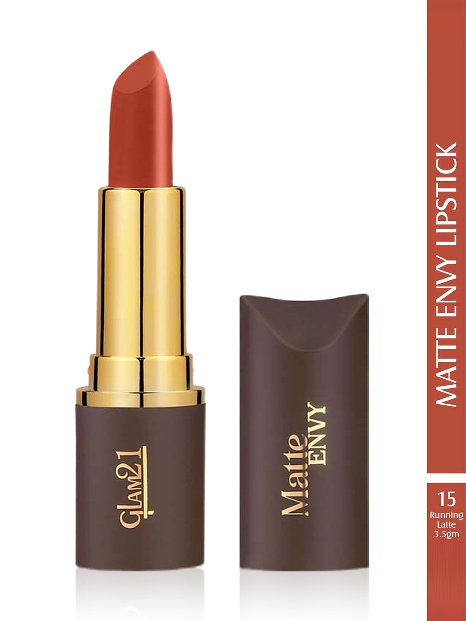 Glam21 Matte Envy Lipstick 15 Running Latte - 3.5 gm