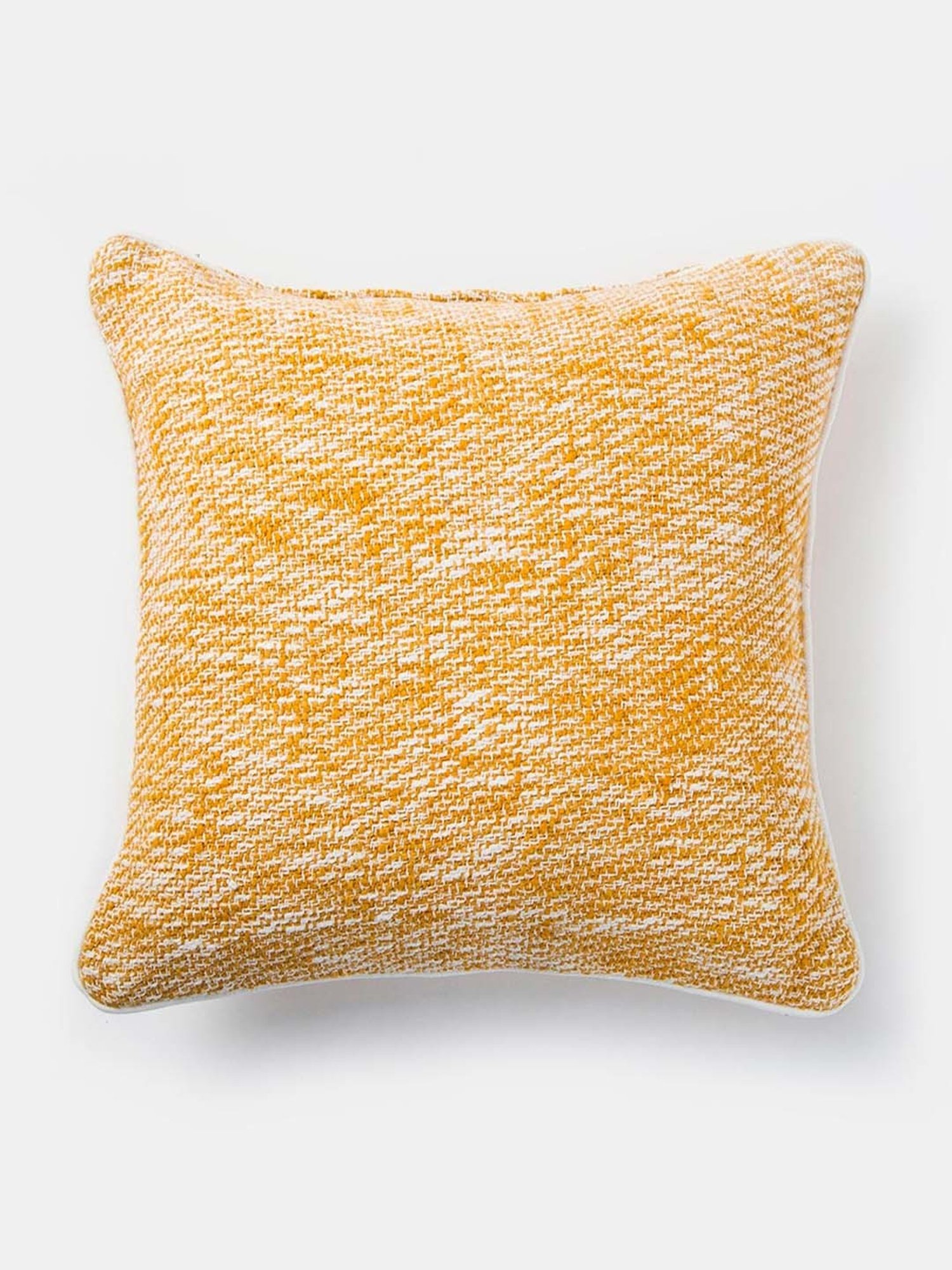 Fabindia Standalone Yellow Cotton Cushion Cover