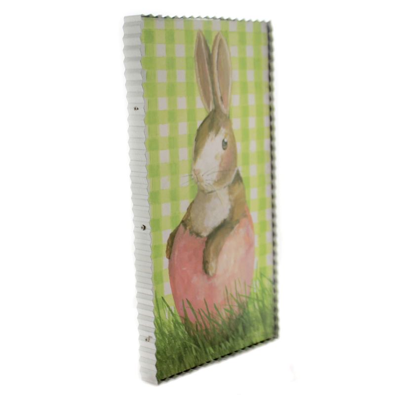 Easter 14.75" Gallery Bunny In Egg Rabbit Wall Hanging  -  Framed Wall Poster Prints