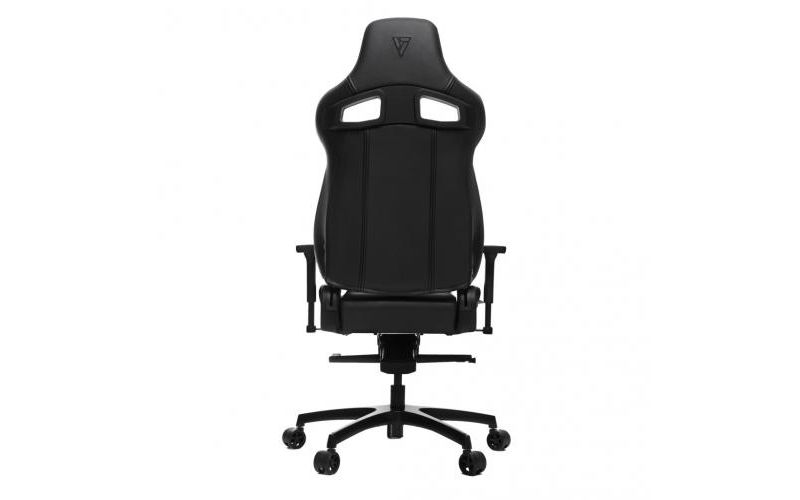 Vertagear Racing Series P-Line PL4500 Coffee Fiber with Silver Embroidery Gaming Chair Black Edition (LED/RGB Upgradable)