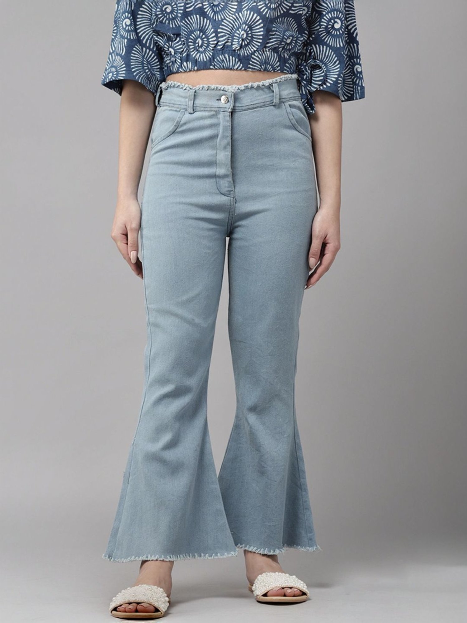 Aarika Blue High Rise Jeans